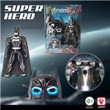 OBL10056669 - 蝙蝠侠公仔配音乐灯光面具配CD