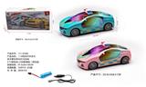 OBL10056739 - 1:18电动万向宝马I8音乐警车带3D灯光包电（3.7V锂电池+USB数据线）