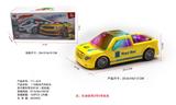 OBL10056744 - 1:18电动万向的士头音乐赛车带3D灯光