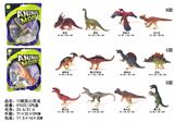 OBL10059882 - 12款彩袋装实心恐龙（混装）