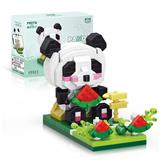 OBL10061214 - 微颗粒积木-西瓜熊猫
手机支架（335PCS）