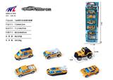 OBL10061314 - 1:64滑行合金城市救援（6pcs)