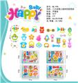 OBL10062350 - 八只装婴儿摇铃四款混装