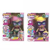 OBL10063407 - 高档16寸搪胶带七彩灯光音乐fangeek super cute超级英雄可爱宝宝带奶瓶带梳子和镜子。DC宝宝带吸水喷水功能