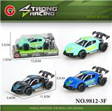 OBL10064234 - (GCC)小号回力骨架跑车警车