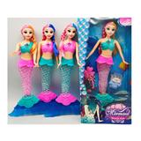 OBL10068395 - 11.5寸实身美人鱼（带灯光音乐）