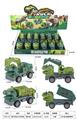 OBL10070828 - 滑行恐龙斗车钩机（12PCS）