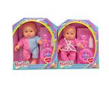 OBL10071716 - 12寸全身搪胶3D眼表情娃娃带配件（带音乐）