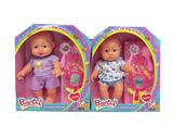 OBL10071727 - 12寸全身搪胶3D眼表情娃娃带配件（带音乐）