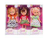 OBL10071895 - 10寸空身3D眼时尚肥童娃娃带音乐