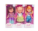 OBL10071896 - 10寸空身3D眼时尚肥童娃娃带音乐