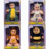 OBL10072190 - 14寸棉身搪胶头活眼娃娃（带IC）