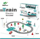 OBL10072962 - 新款轨道车56PCS（带站台）绿色