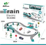 OBL10072964 - 新款轨道车63PCS（带站台）绿色