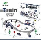 OBL10072965 - 新款轨道车63PCS（带站台）蓝色
