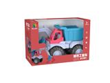 OBL10075843 - 环保麦秆色滑行工程车（挖掘机+翻斗车）