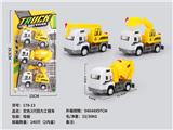 OBL10077666 - 实色3只回力工程车