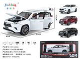 OBL10078450 -  1:24汉兰达街车版支架盒
六开门声光回力合金车