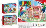 OBL10078522 - SUPER MARIO LUXURY LIGHT VILLA HOUSE RANDOMLY MATCH 2 CHARACTERS