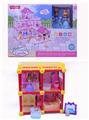 OBL10078819 - 益智积木别墅拼装4房套装 （4款女孩混装）94PCS
