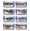 OBL10078935 - 1只开窗盒1:64俄文回力合金车
军事8款混装