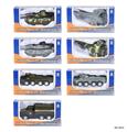 OBL10078942 - 1只开窗盒1:64俄文回力合金车
军事7款混装