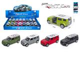 OBL10079000 - 1:36卫士（平顶）合金回力跑车,门可开（一款4色（随机3色）混装，16只装一展示盒）