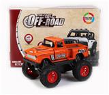 OBL10079162 - 1:32福特皮卡合金回力大轮车,2开门，灯带声光（开窗盒,1款3色混装）