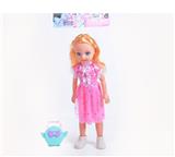 OBL10080849 - 18寸空心肥童音乐娃娃（IC;英文音乐）+（仙女包包）套装