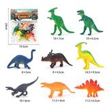 OBL10081965 - 4寸实心恐龙6只+2只空心恐龙