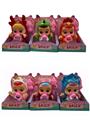OBL10082284 - 独角兽系列10寸搪胶带四声音乐cry Babies-Tutti Fritti带流眼泪功能，带吸水奶瓶，带奶嘴  .