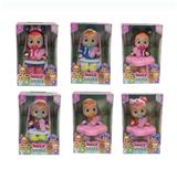 OBL10083137 - 6.5寸6款混装实身会流眼泪哭泣娃娃带四声IC