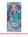 OBL10086336 - 9寸实身音乐灯光美人鱼花仙子芭比娃娃加小海马