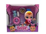 OBL10086888 - 14寸搪胶哭泣娃娃带四声音乐cry Babies-Tutti Fritti带流眼泪功能、奶嘴、塞棉小熊、小熊吸塑配件