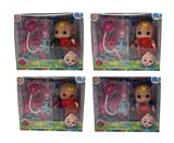 OBL10086906 - 10寸搪胶cocomelon超级宝贝带四声音乐DAD .Mother.Angry.CryCOCO带塞棉小熊、听诊器吸塑配件