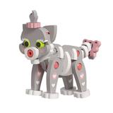 OBL10087338 - 3D立体EVA拼装积木-灰猫(64PCS)