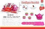 OBL10087938 - 过家家马口铁桃红点茶具