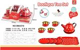 OBL10087943 - 过家家马口铁大红点茶具