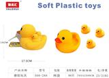 OBL10091010 - 搪胶玩具4PCS