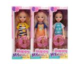 OBL10091154 - 14寸空身带音乐IC时尚肥童女孩 带游泳圈 3款混