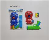 OBL10093532 - 实色兵乓枪配面具，8球，2EVA软弹