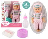 OBL10096758 - 13寸公仔洋娃娃会喝水尿尿带4声IC