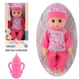 OBL10096802 - 12寸公仔洋娃娃会喝水尿尿带奶瓶吹瓶身