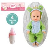 OBL10096845 - 13寸公仔洋娃娃会喝水尿尿带4声IC带奶瓶吹瓶身