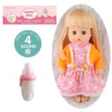 OBL10096861 - 13寸公仔洋娃娃会喝水尿尿带4声IC带奶瓶吹瓶身