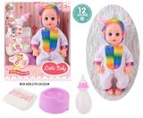 OBL10096879 - 14寸公仔洋娃娃会喝水尿尿带12声IC