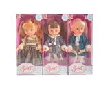 OBL10099913 - 10寸搪胶手空身3D眼时尚肥童娃娃(带音乐)