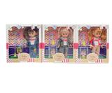 OBL10099922 - 10寸搪胶手空身3D眼时尚肥童娃娃带配件（带音乐）