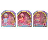 OBL10099936 - 12寸全身搪胶Kindikids肯迪娃娃肥童带4声IC
配宠物配件