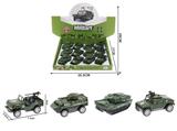 OBL10102319 - 1:60回力军事车模型（12只装）